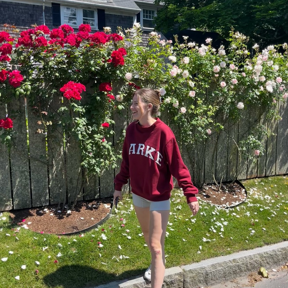 Parke Women's Burgundy Mockneck - Picture 2 of 2